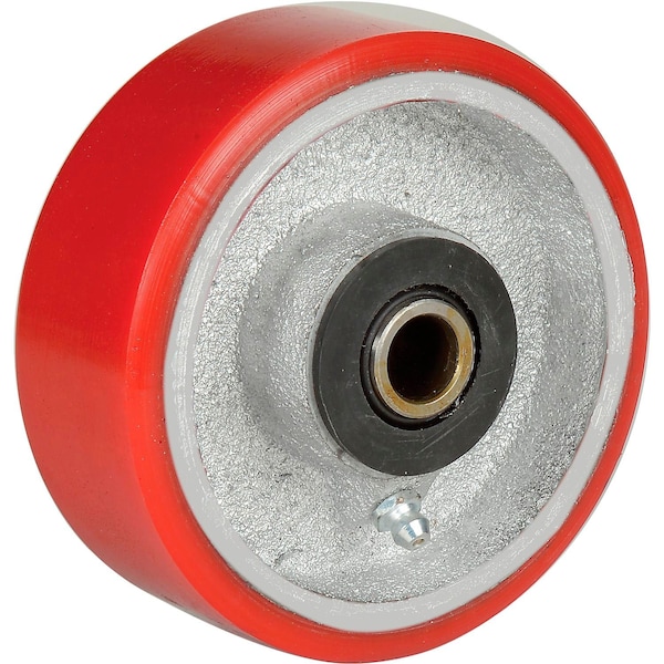 Global Industrial 4in x 1-1/2in Polyurethane Wheel, Axle Size 1/2in 748721A - main